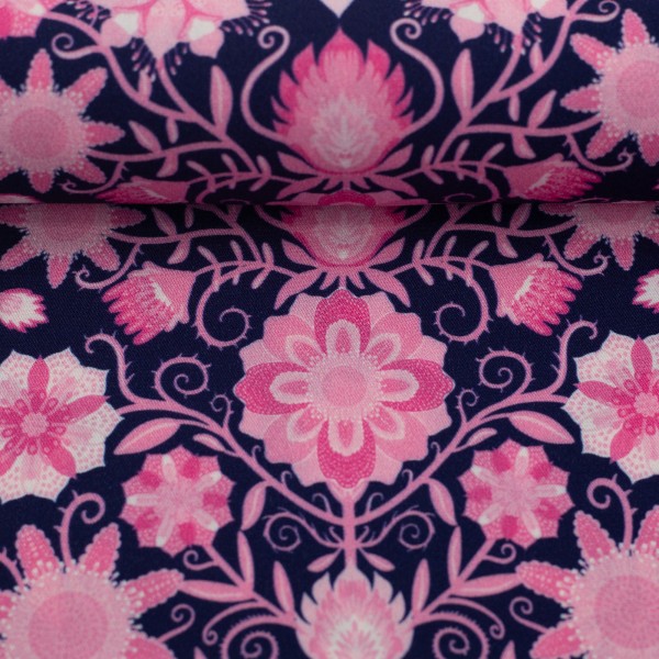 Swafing - Tropical Flowers - by Bienvenido Colorido - Viskose