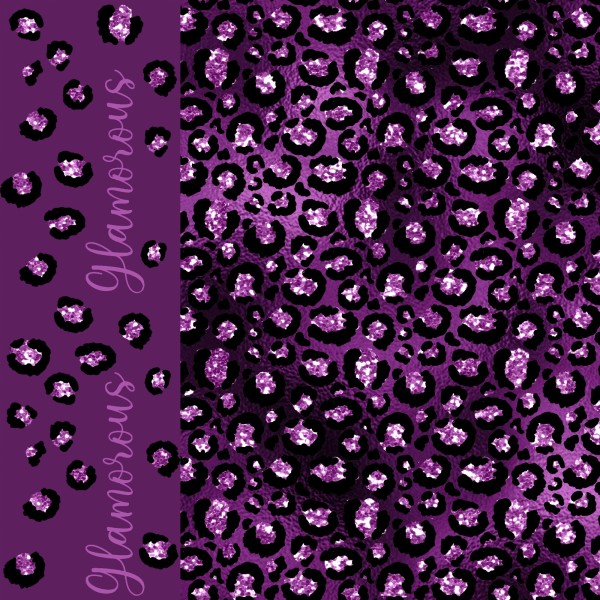 Eigenproduktion - New Glamorous - Allover - lila - Softshell