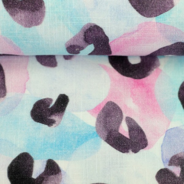 Swafing - Leo Print by Hip Som Hap, Leo, Musselin