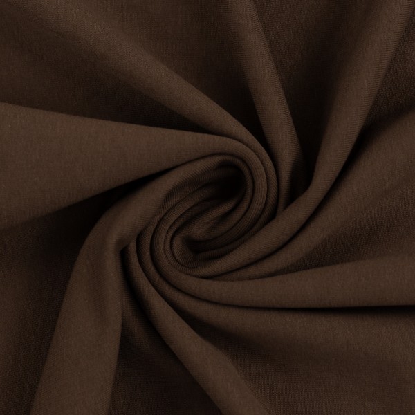 Swafing - Maike - uni - dunkelbraun - French Terry