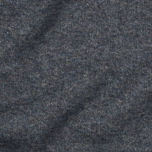 kuschelweicher Glitzer-Wintersweat - dunkelblau