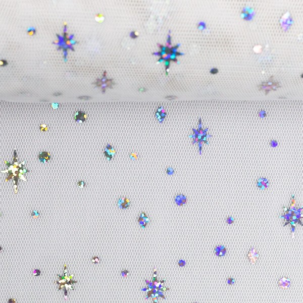 Swafing - Elsa - Glitzer-Tüll - weiß