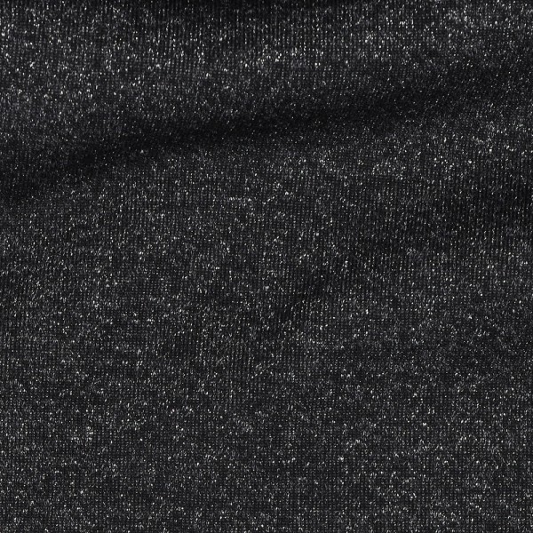 kuschelweicher Glitzer-Wintersweat - schwarz
