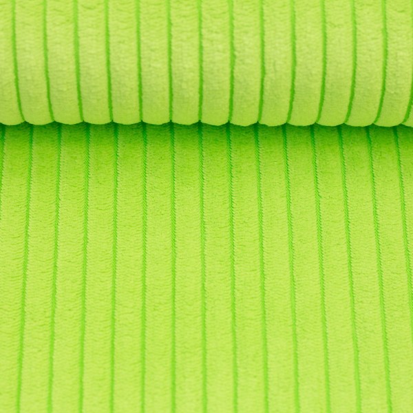 Swafing - Cord-Samt - Wanja - kiwigrün
