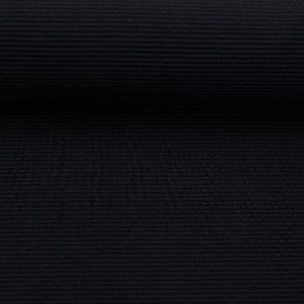 Swafing - Ottoman-Jersey - Turin - schwarz