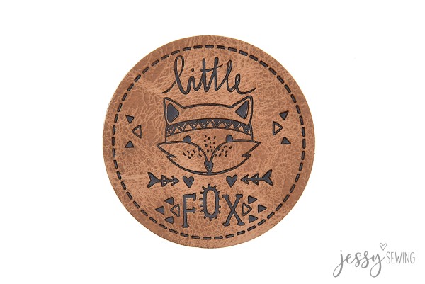 Kunstleder Label - "little fox"