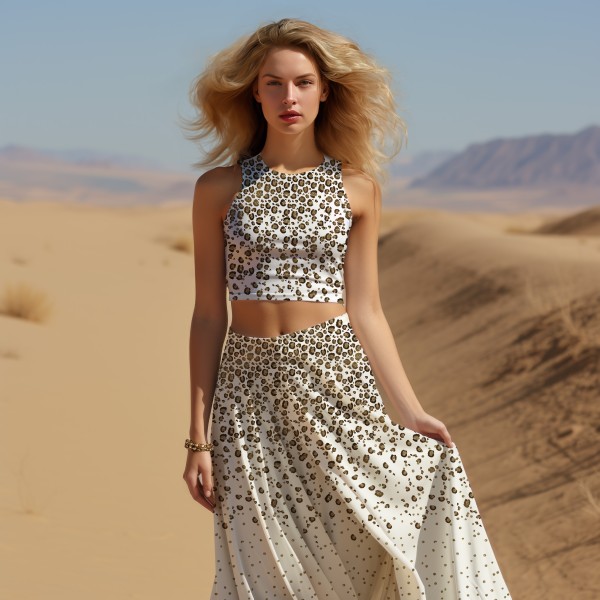 Eigenproduktion - Glamorous - Bordüre - ivory - Baumwolljersey