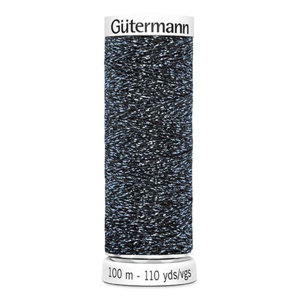 Nähmaschinen-Garn - Sparkly - Gütermann - jeansblau - 100m