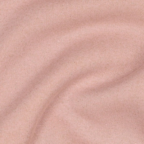 kuschelweicher Glitzer-Wintersweat - helles lachsrosa