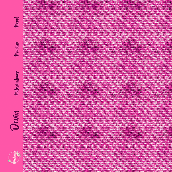 Eigenproduktion - Devin - Nr.38 - pink - Baumwolljersey