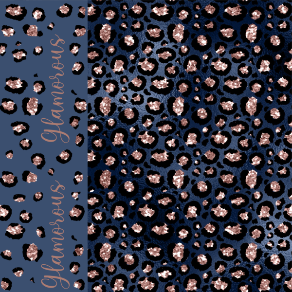 Eigenproduktion - New Glamorous - jeansblau - French Terry