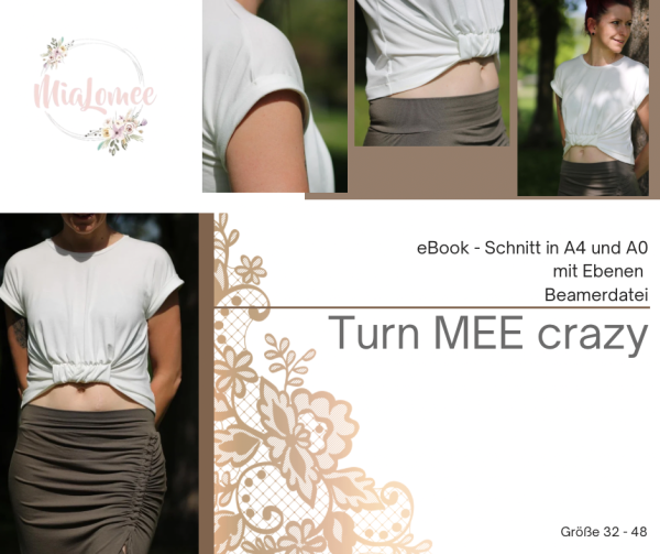 Ebook - Turn MEE crazy - cropped Shirt