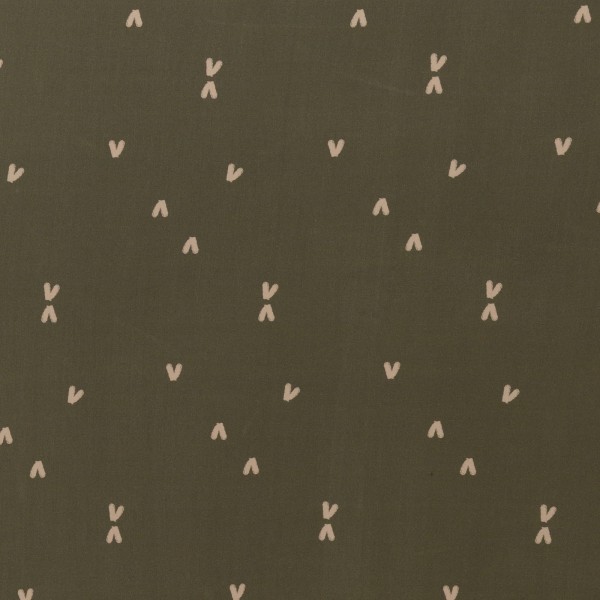 Swafing - Scala - V-Muster - olive - Viskose