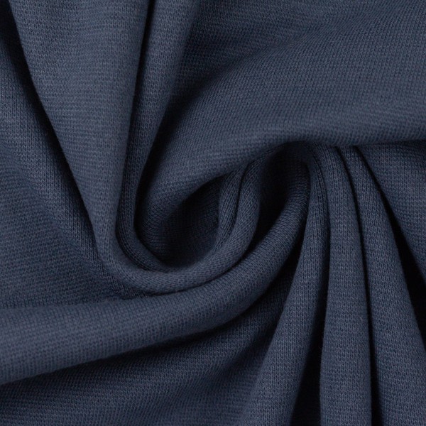 Swafing - Heike - Feinripp Bündchen - uni - jeansblau - H/W 22/23