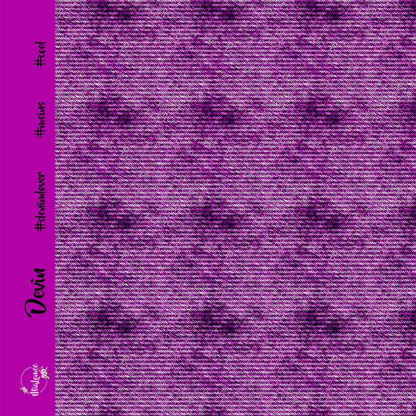 Eigenproduktion - Devin - Nr.33 - lila - Baumwolljersey