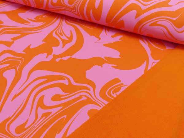 Softshell - Swirl - orange-pink