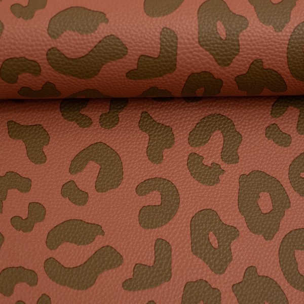 Kunstleder - Swafing - Happy Leo's - terracotta/braun