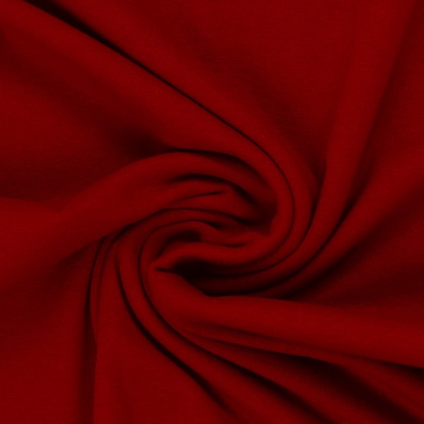 Swafing - Heike - NEU - Feinripp Bündchen - uni - warmes rot