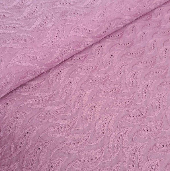 Lochstickerei - Leaves - fiederrosa - Webware