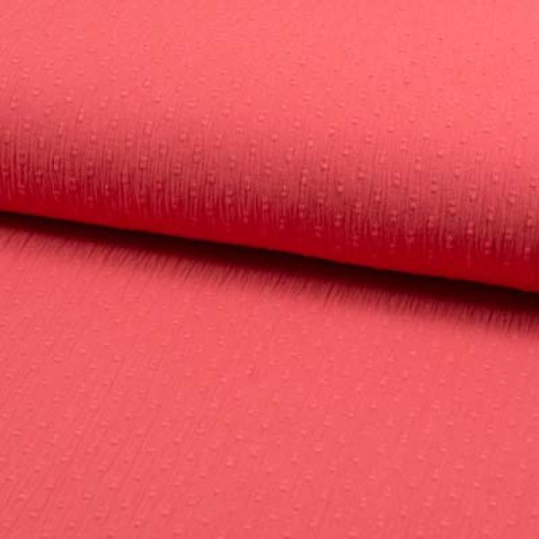 Stickerei - koralle - Webware