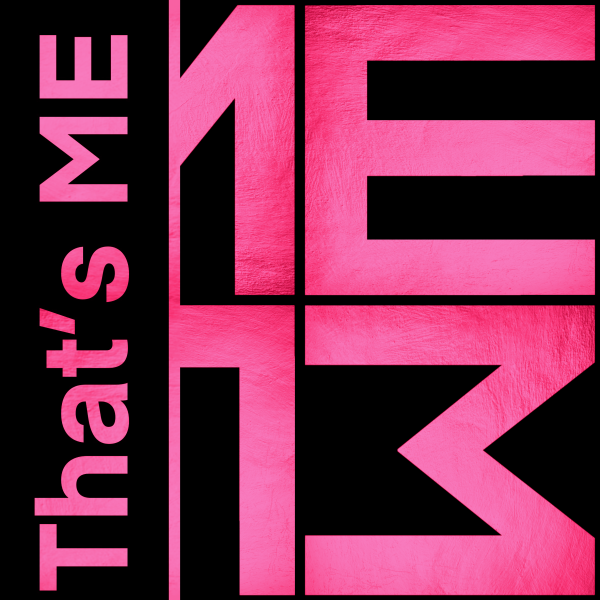 Eigenproduktion - That's ME - schwarz-pink - French Terry