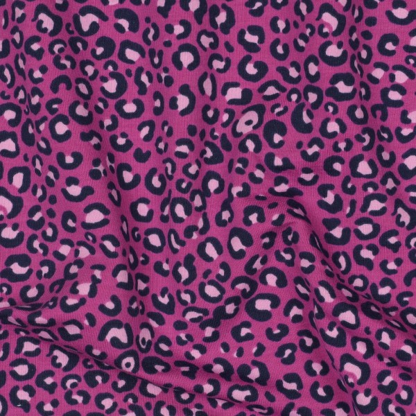 Leo - dunkelpink - French Terry