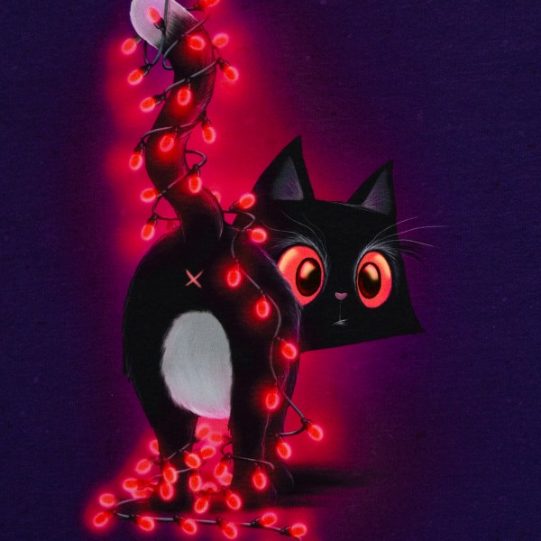 Swafing - Chillmas Club - Katze - by Thorsten Berger - Panel - Heavysweat