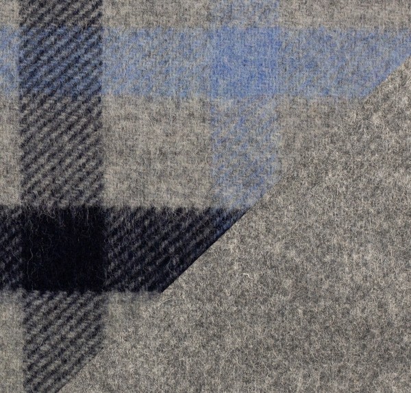 Swafing - Arianna - dunkelblau/grau - Doubleface Wollfilz