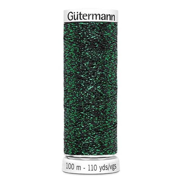 Nähmaschinen-Garn - Sparkly - Gütermann - grün - 100m