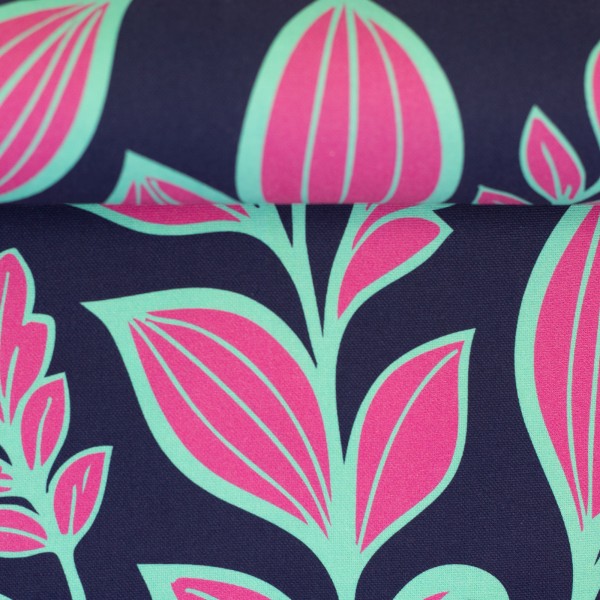 Swafing - Simply Sunshine - by Lillesol & Pelle - pink/mint/dunkelblau - Canvas