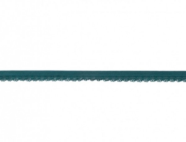Elastische Spitze - 12mm - petrol -