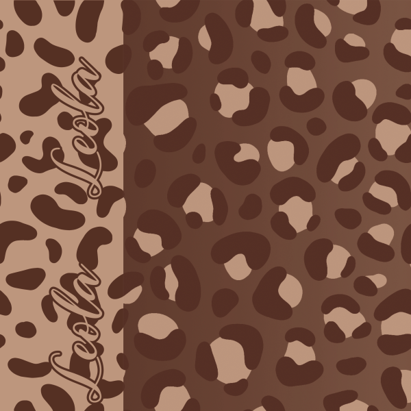 Eigenproduktion - Leola - Farbverlauf - schoko-crema - French Terry