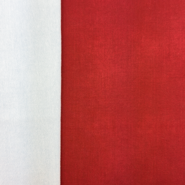 Denim-Style - rot - French Terry