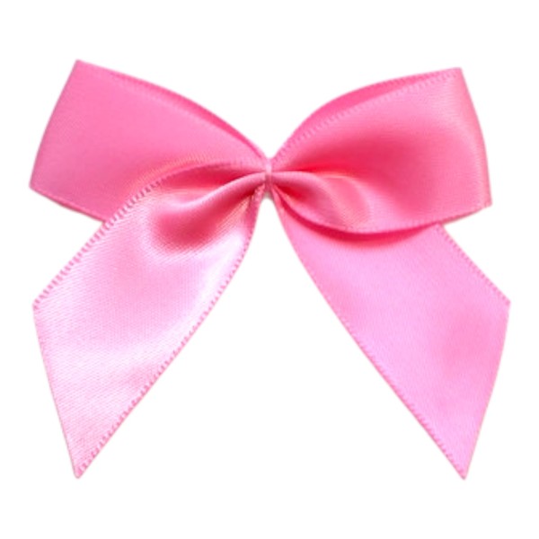 XL-Zierschleife - rosa - 6,5cm - 1 Stück