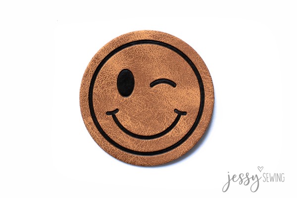 Kunstleder Label - "Twinkle Smile"