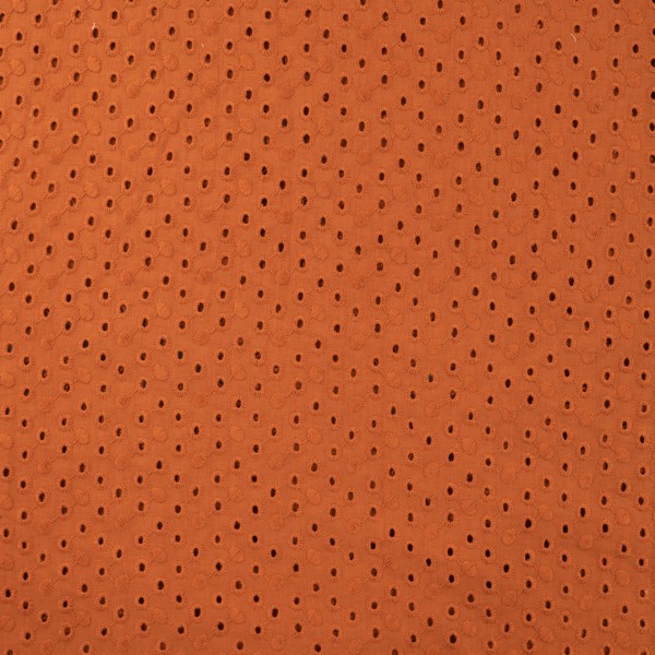 Lochstickerei - Abstrakt - karamell - Webware