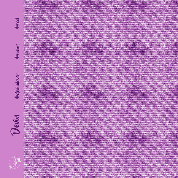 Eigenproduktion - Devin - Nr. - flieder - Baumwolljersey