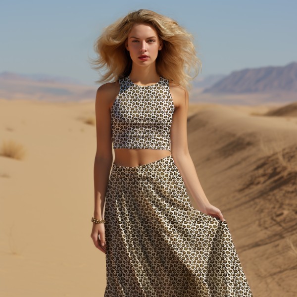 Eigenproduktion - Glamorous - Allover - ivory - Baumwolljersey