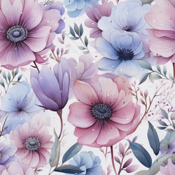 Eigenproduktion - Felizitas - Blumen - Viskose Bambus French Terry