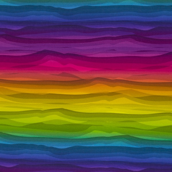 Swafing - Wavy Stripes - by lycklig design - regenbogen - Sweatshirt