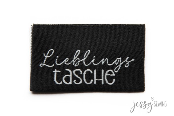 Weblabel - "Lieblingstasche" black